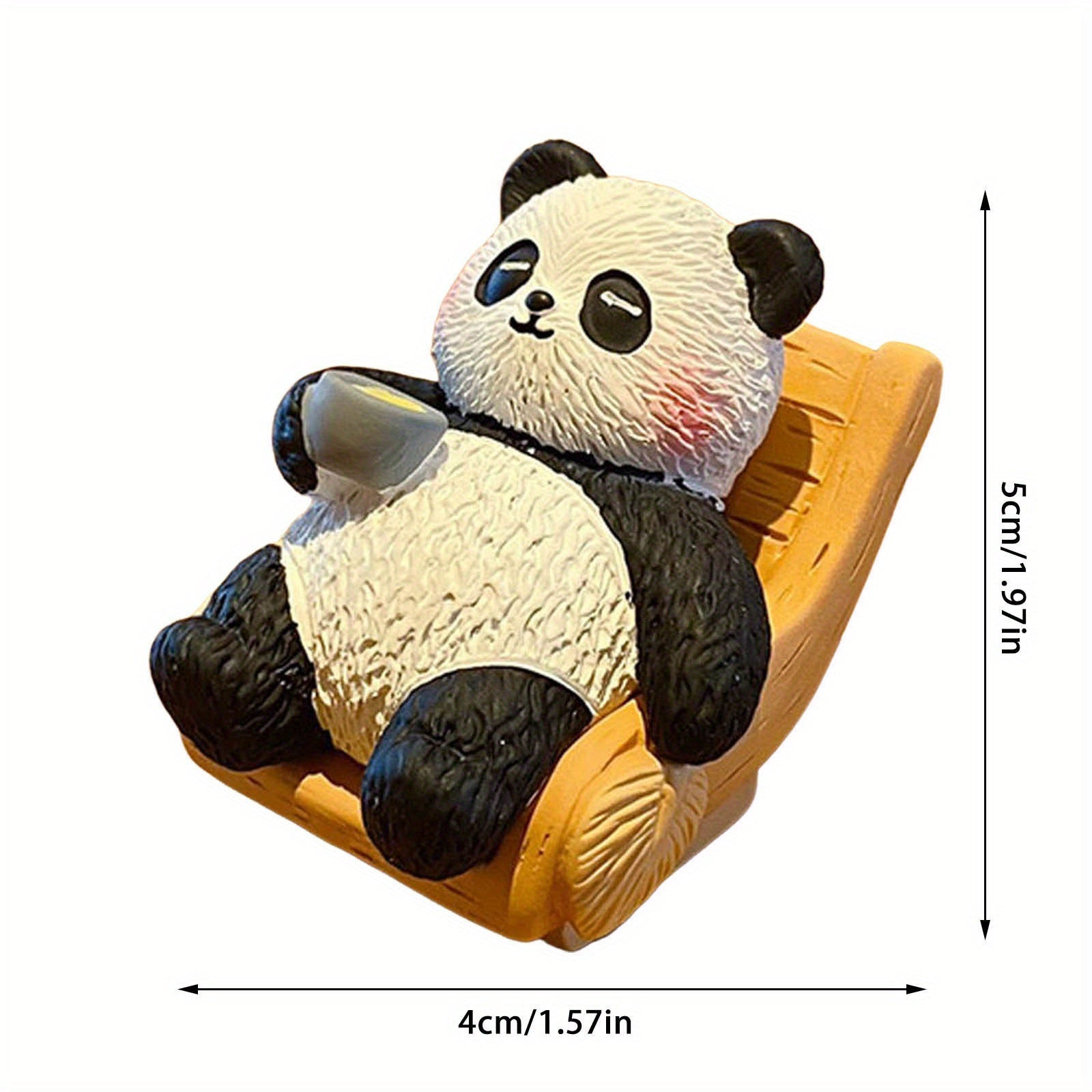 Statue de Panda Piano, échecs, calligraphie et peinture