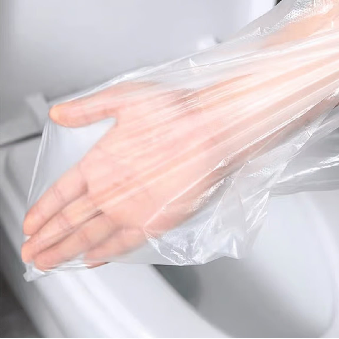💥 Couvre-siège de toilette jetable en plastique - Plus de soucis pour les toilettes publiques👋