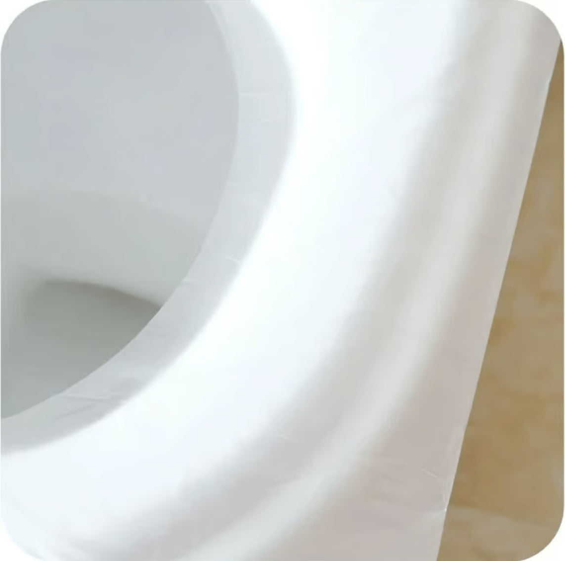 💥 Couvre-siège de toilette jetable en plastique - Plus de soucis pour les toilettes publiques👋