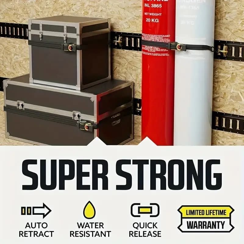 🎁 Limited Time – Upgraded 2025 Retractable Ratchet Strap (Perfect Gift for Men💙)