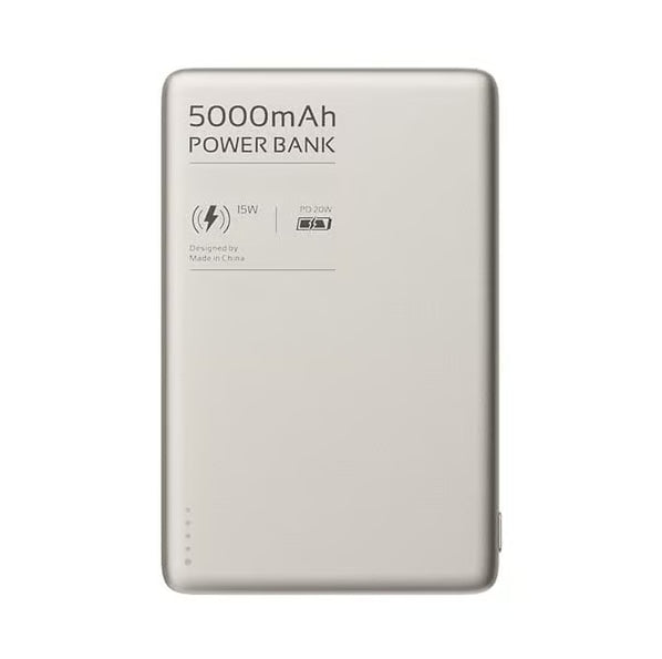 Batterie externe magnétique sans fil ultra-fine, charge rapide bidirectionnelle, alimentation mobile