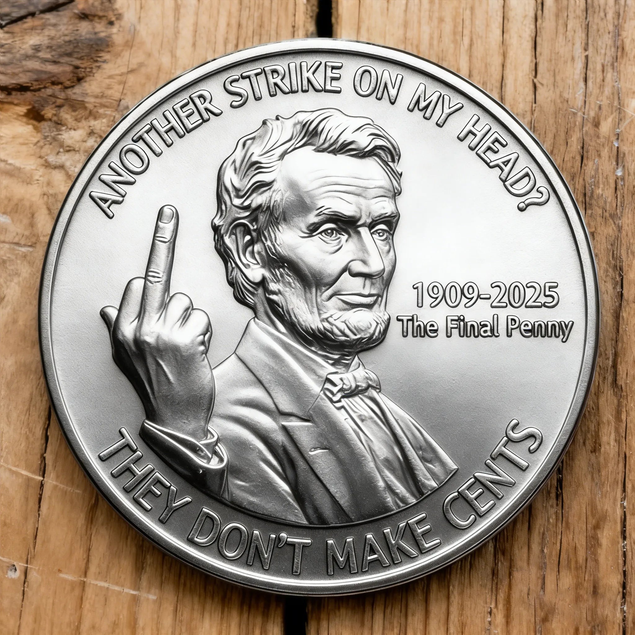 “America’s Last Cent: A Brutally Honest Collectible for Real Americans!”