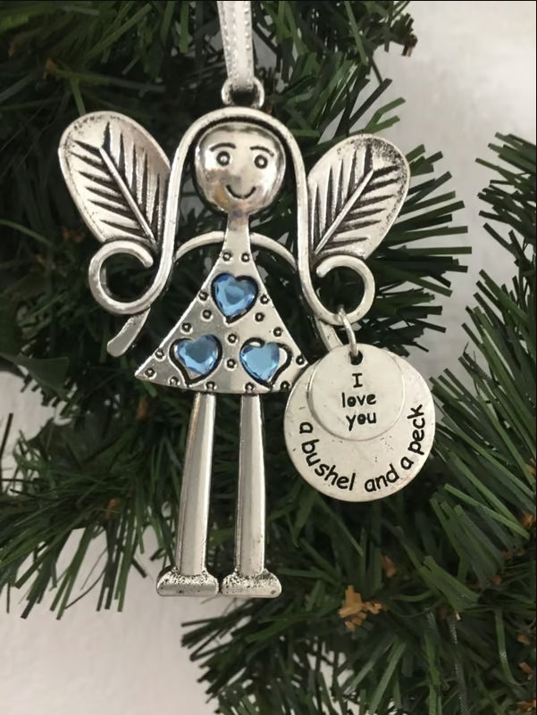 2025 Engel Freundschaft Ornament Geschenk-Beste Freundin Geschenk