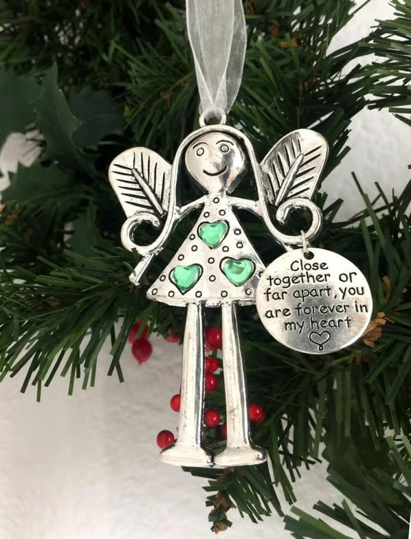 2025 Engel Freundschaft Ornament Geschenk-Beste Freundin Geschenk