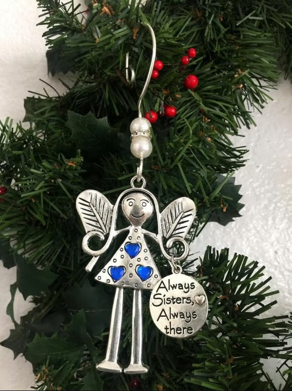 2025 Engel Freundschaft Ornament Geschenk-Beste Freundin Geschenk