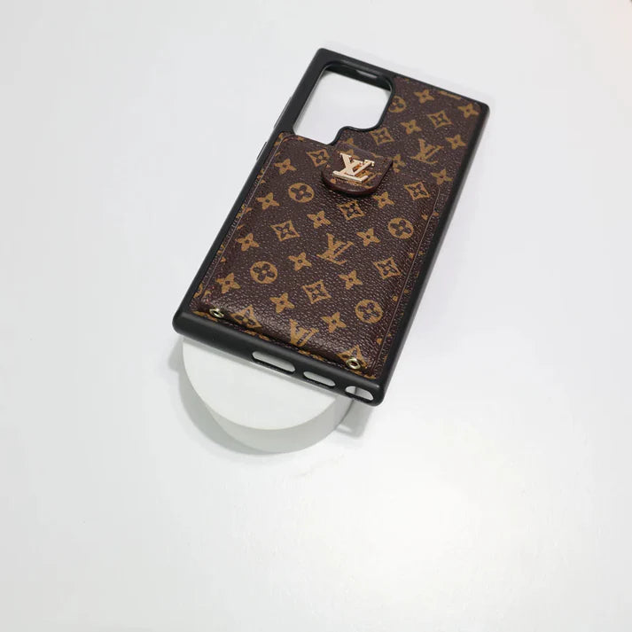 ✨Luxuriöse Crossbody-Handyhülle im LV-Stil für die Samsung S22–25-Serie