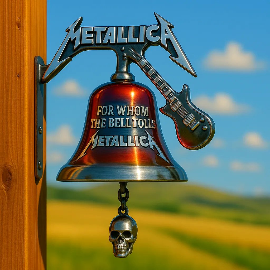 🔥Dernier jour -60 % de réduction !🔥Sonnette MetallicaSonnette Metallica