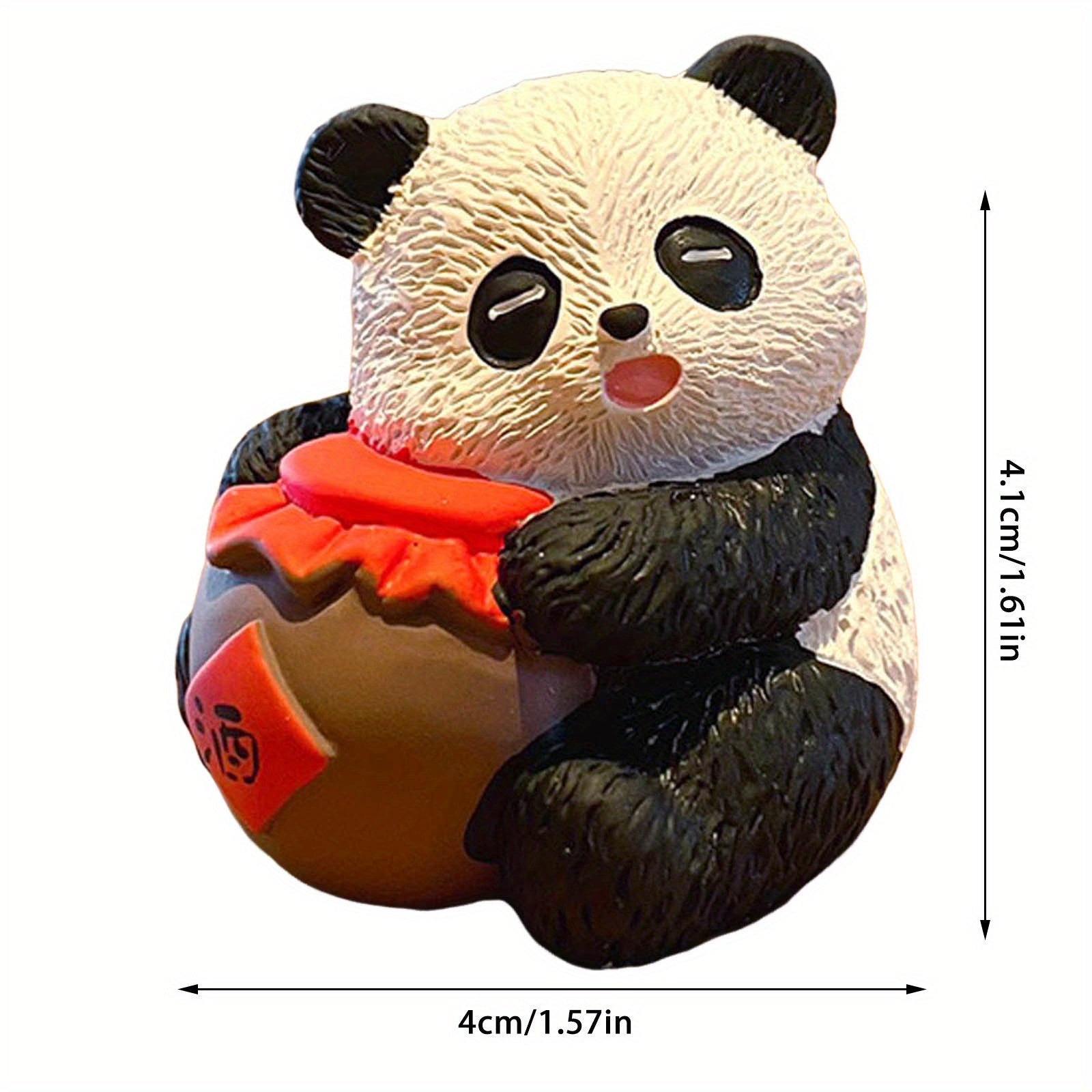 Statue de Panda Piano, échecs, calligraphie et peinture 