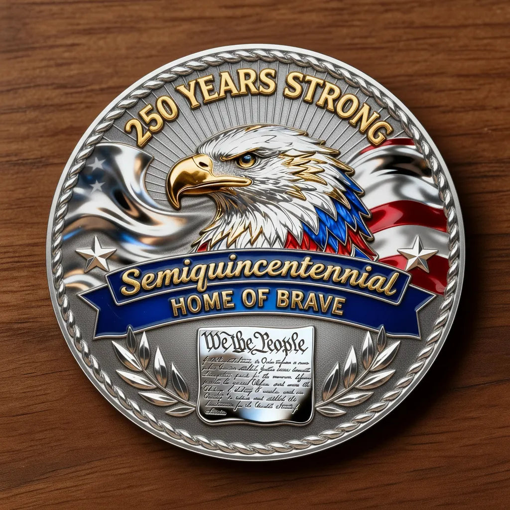 🏆Flash Sale 60% OFF - United States 250th Anniversary Commemorative Coin - Semiquincentennial Edition 🦅🇺🇸