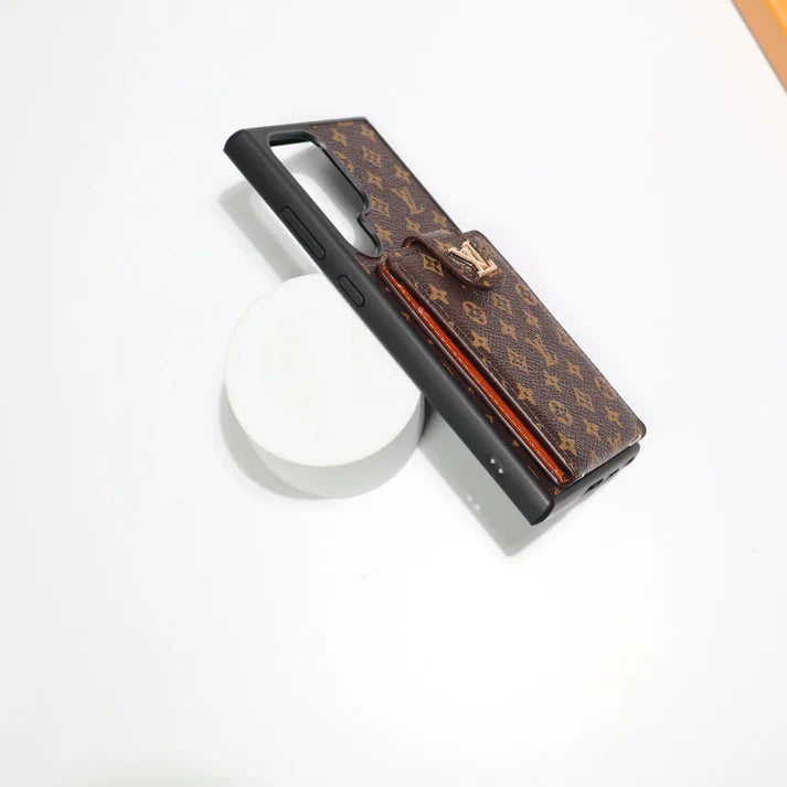 ✨Luxuriöse Crossbody-Handyhülle im LV-Stil für die Samsung S22–25-Serie