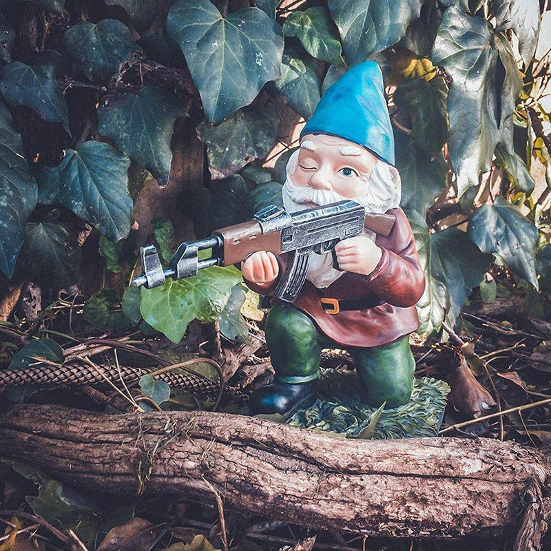 🔥50 % RABATT🔥Garten CS Shooting Gnome Statue