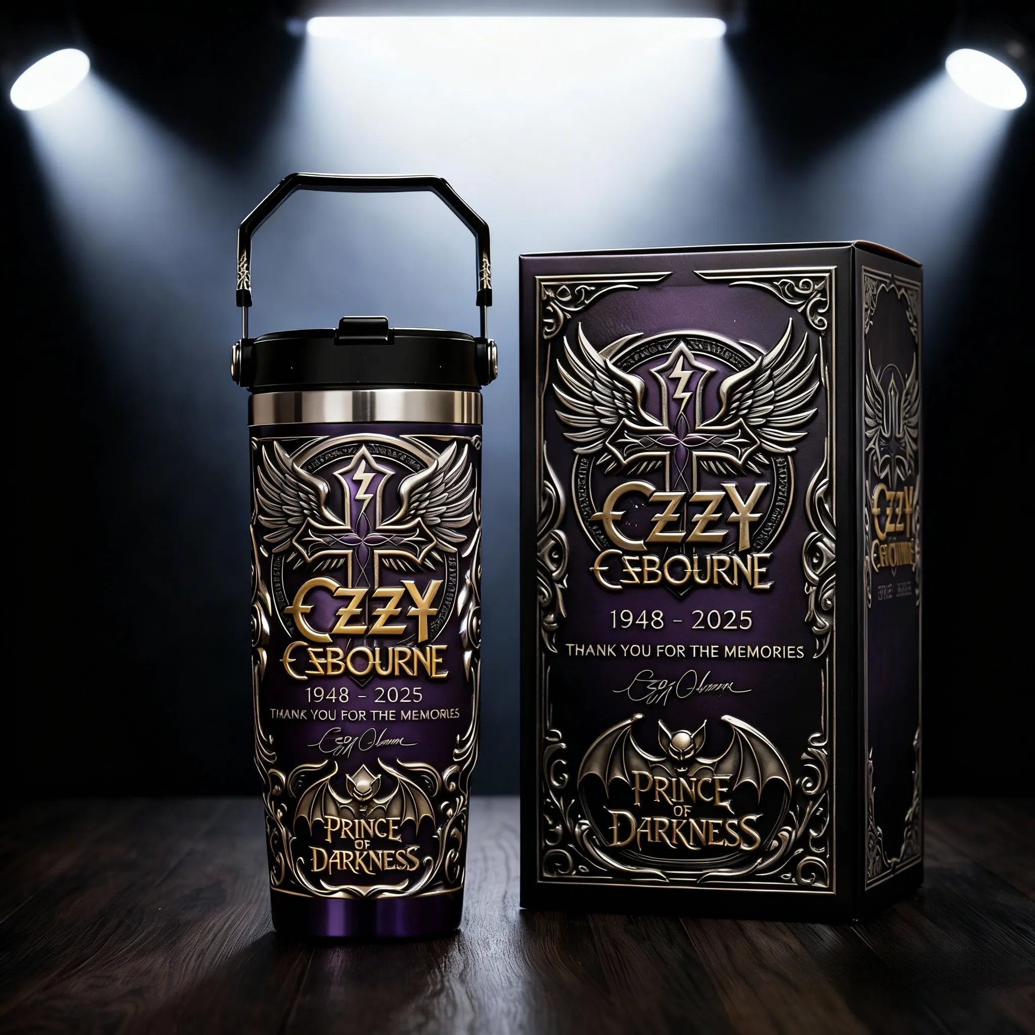 Prince of Darkness Memorial Stanley Tumbler