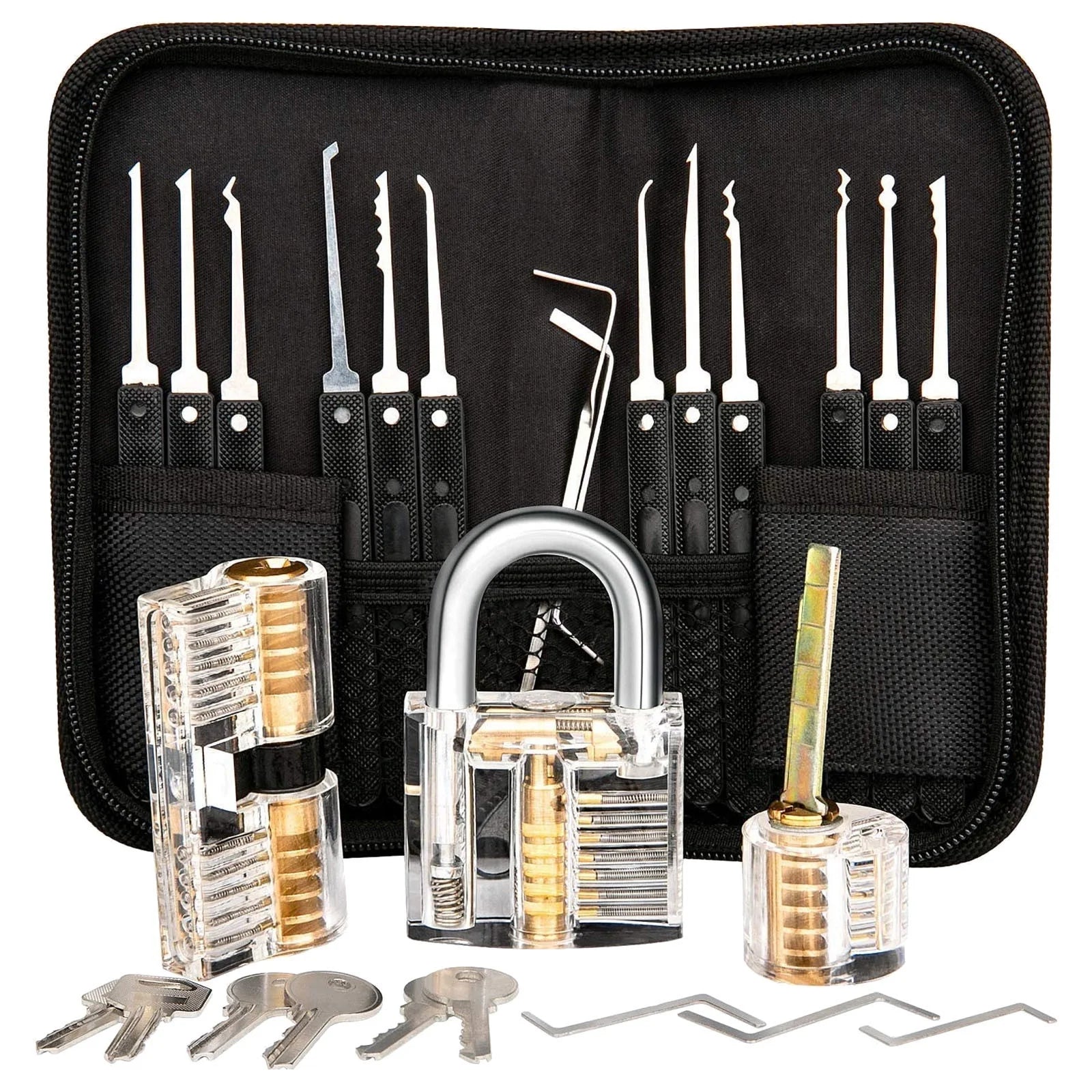 Toolbox Lock,Cabinet Locks,Keyed Alike Cam Lock for Tool Box, Rv Storage, Mailbox,Toolbox Lock Iron Cabinet Insert Linkage Drawer Lock Set,Universal Craftsman Toolbox Lock 15-24PCS