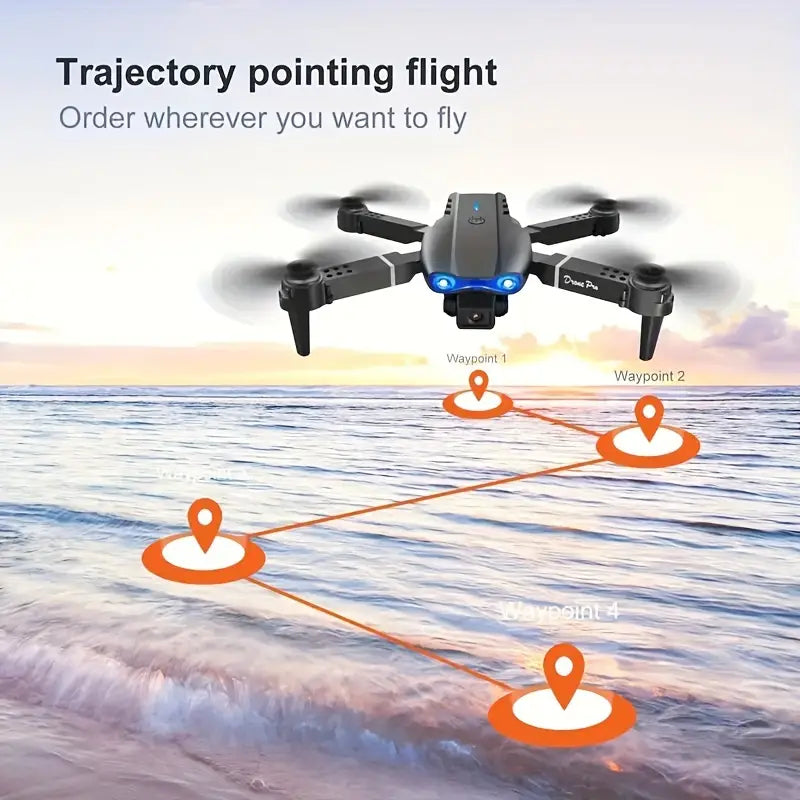Foldable E99 Drone with 4K Camera, USB Charging Quadcopter with Dual Cameras